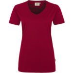 T-Shirt Hakro Performance weinrot Damen 1.jpg