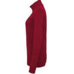 Sweatjacke Hakro Interlockjacke weinrot Damen 2.jpg