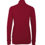 Sweatjacke Hakro Interlockjacke weinrot Damen 3.jpg
