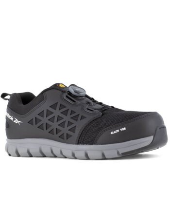 Reebok Sicherheitschuh IB1032 Excel Light Safety Uturn mit Sicherheitsklasse S1P in schwarz Ansicht von schräg rechts