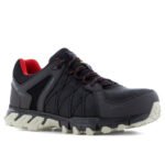 Reebok Sicherheitschuh IB1050 Trailgrip Safety Low mit Sicherheitsklasse S3 in schwarz rot Ansicht von schräg rechts