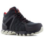 Reebok Sicherheitschuh IB1052 Trailgrip Safety Mid mit Sicherheitsklasse S3 in schwarz rot Ansicht von schräg rechts