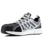 Reebok Sicherheitschuh IB1072 Fusion Flexweave Safety mit Sicherheitsklasse S1P in schwarz grau Ansicht von schräg links