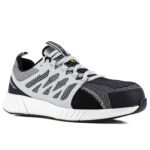 Reebok Sicherheitschuh IB1072 Fusion Flexweave Safety mit Sicherheitsklasse S1P in schwarz grau Ansicht von schräg rechts