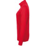 Sweatjacke Hakro Interlockjacke rot Damen 2.jpg