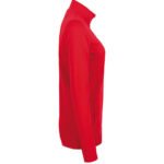Sweatjacke Hakro Interlockjacke rot Damen 4.jpg