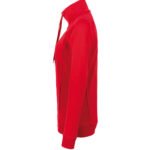 Sweatjacke Hakro College rot Damen 2.jpg
