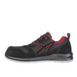 Albatros-Sicherheitsschuh-Clifton-Low-S3-schwarz-rot-Ansicht-links