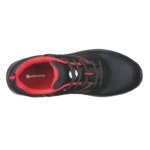 Albatros-Sicherheitsschuh-Clifton-Low-S3-schwarz-rot-Ansicht-oben
