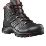 Haix-Sicherheitschuh-610023-Black-Eagle-safety-54-mid-schwarz-rot-S3-Ansicht-schraeg-rechts