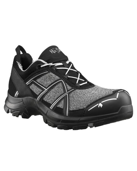 Haix-Sicherheitschuh-610027-Black-Eagle-safety-pro-schwarz-silber-S3-Ansicht-schraeg-rechts
