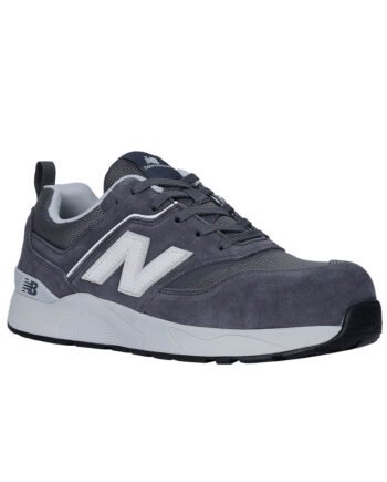 New Balance Sicherheitsschuh Elite Lite mit Sicherheitsklasse S1P in grau weiß Ansicht von schräg rechts