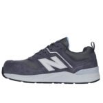 New Balance Sicherheitsschuh Elite Lite für Damen mit Sicherheitsklasse S1P in grau weiß Ansicht von links