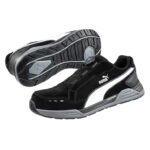 Puma-Sicherheitsschuh-Airtwist-Disc-Low-S3-schwarz-Ansicht-Herren-Schrägansicht links