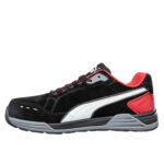 Puma-Sicherheitsschuh-Airtwist-Low-S3-schwarz-rot-Herren-Seitenansicht links