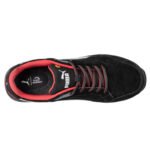 Puma-Sicherheitsschuh-Airtwist-Low-S3-schwarz-rot-Herren-Obenansicht