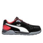 Puma-Sicherheitsschuh-Airtwist-Low-S3-schwarz-rot-Herren-Seitenansicht rechts