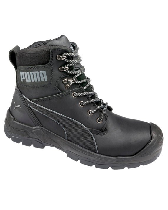 Puma-Sicherheitsschuh-Conquest-High-S3-schwarz-Ansicht-schraeg-rechts