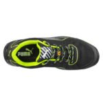 Puma-Sicherheitsschuh-Fuse-TC-Low-S1P-schwarz-grün-Ansicht-oben