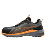 Puma-Sicherheitsschuh-Slide-Low-S1P-grau-orange-Damen und Herren-Seitenansicht links