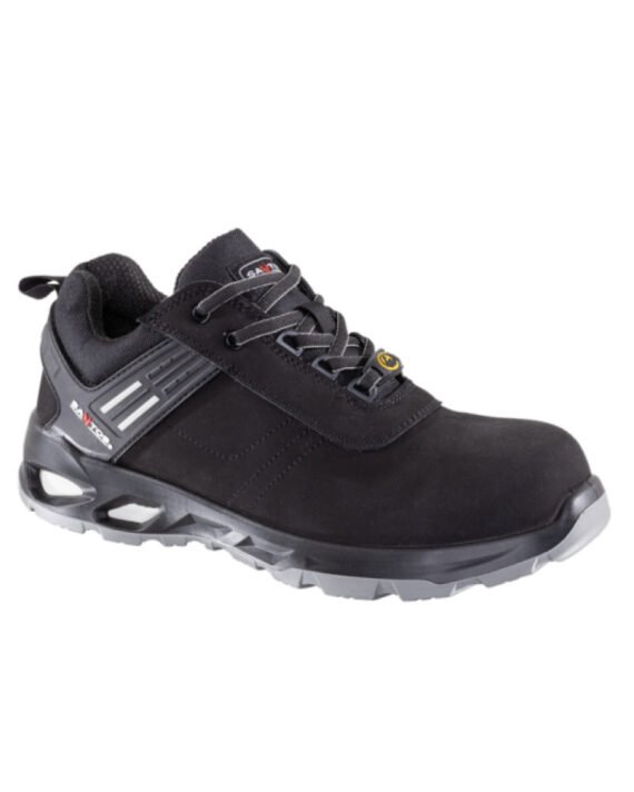 Santos-Sicherheitschuh-Ergo-Plus-schwarz-S3-Ansicht-schraeg-rechts