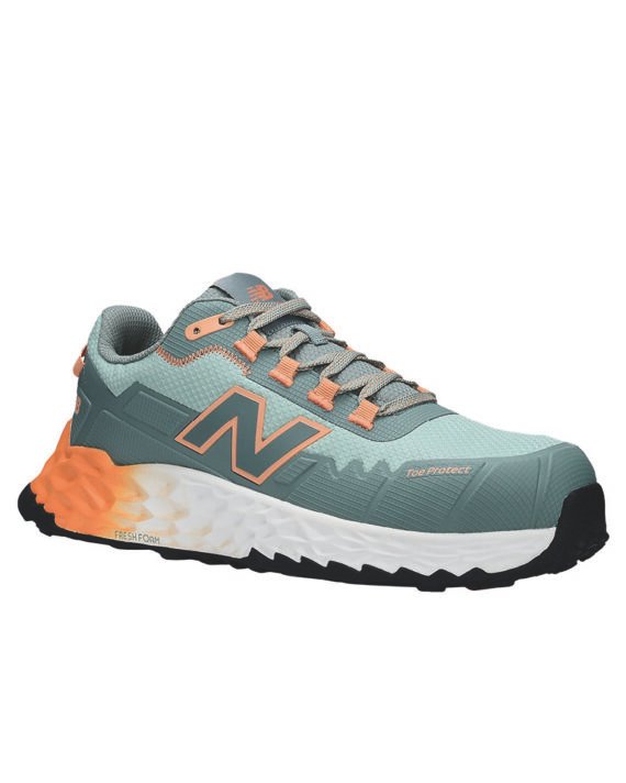 New-Balance-Damen-Sicherheitsschuh-Cremorne-S3L-aqua-pumpkin-Ansicht-schraeg-rechts