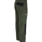 Herock-Arbeitshose-Dero-khaki-Ansicht-schreag-hinten