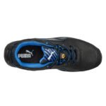 Puma-Sicherheitsschuh-Argon-Low-schwarz-blau-Ansicht-oben